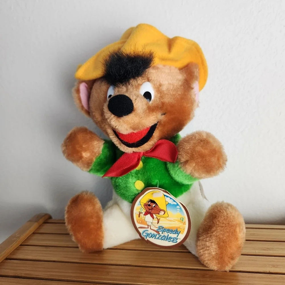 Vintage 1993 SPEEDY GONZALES 24k Company Plush Stuffed‎ Animal Warner Bros